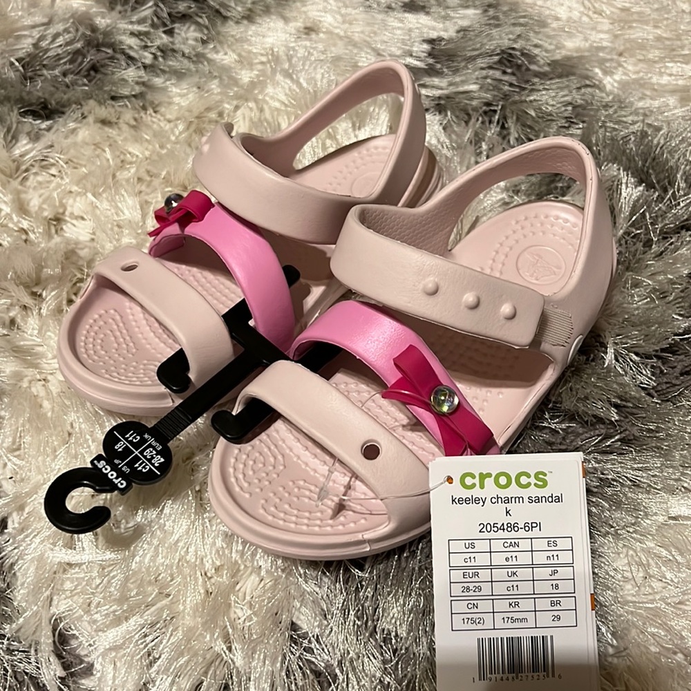 CROCS - size 11 NEW - Girl Toddler